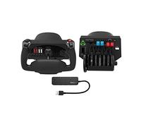 Honeycomb Aeronautical Alpha Flight Controls Yoke avec accélérateur Quadrant et hub USB 3.0 (3 pièces)