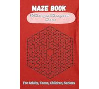 Honeycomb Maze: Puzzle Activity Book with easy Designs for Time Pass, Mindfulness, Relaxation, and More | 6"x9" size | 100 pages | 50 Puzzles … Gift for Friends, Travel, and Free Time