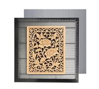 Honeycomb Table en nid d'abeille pour machine à graver laser, plan de travail en nid d'abeille 40 x 40 cm, composite fer-aluminium, stable et inoxydable, avec plaque en aluminium, compatible avec la