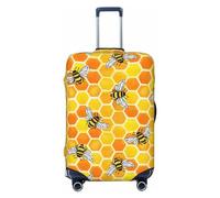 Honeycombs Housses de protection élastiques pour bagages de voyage 45,7 à 81,3 cm, noir, XL