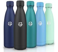 HoneyHolly Bouteille Isotherme, Acier Inoxydable 18/8, Gourde Isotherme, 750ML Sans BPA, Étanche Double Isolation, Gourde Inox pour Le Camping, Les Gymnases, Sports de Plein Air