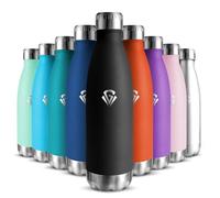 HoneyHolly Bouteille Isotherme, Acier Inoxydable 18/8, Gourde Isotherme, 750ML Sans BPA, Étanche Double Isolation, Gourde Inox pour Le Camping, Les Gymnases, Sports de Plein Air