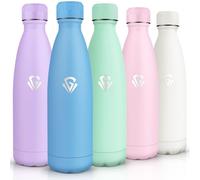 HoneyHolly Bouteille Isotherme, Acier Inoxydable 18/8, Gourde Isotherme, 750ML Sans BPA, Étanche Double Isolation, Gourde Inox pour Le Camping, Les Gymnases, Sports de Plein Air