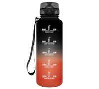 Honeyholly Gourde 1.5l, Étanche & Réutilisable, Bouteille, Motivation avec Filtre Gourde, Bouteille d'eau, Gourde Sport pour Gym, Adulte, École, Bureau, Yoga, Camping