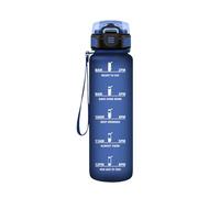 Honeyholly Gourde 1L, Étanche & Réutilisable, Gourde Sport, Motivation avec Filtre, Bouteille, Gourdes, Bouteille d'eau, pour Gym, Enfant, Adulte, École, Bureau, Yoga, Camping