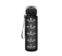 Honeyholly Gourde 500ML, Étanche & Réutilisable, Gourde Sport, Motivation avec Filtre, Bouteille, Bouteille d'eau, Gourdes pour Gym, Enfant, Adulte, École, Bureau, Yoga, Camping