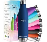 HoneyHolly Gourde Isotherme - 1000ML - Gourde Inox isolé à Double Mur, Gourde Sport sans BPA, Bouteille Isotherme Étanche, Processus de revêtement en Poudre - Pour Boissons Chaudes Et Froides