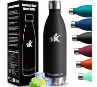 HoneyHolly Gourde Isotherme - 1000ML - Gourde Inox sans BPA Sport Étanche, Réutilisable, Bouteille Isotherme, Processus de revêtement en Poudre, Bouteille pour Running, Bureau, École