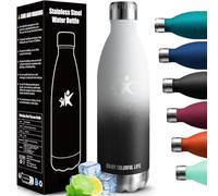 HoneyHolly Gourde Isotherme - 1000ML - Gourde Inox sans BPA Sport Étanche, Réutilisable, Bouteille Isotherme, Processus de revêtement en Poudre, Bouteille pour Running, Bureau, École