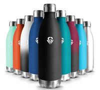 HoneyHolly Gourde Isotherme, 1000ML Sans BPA, Bouteille Isotherme, Acier Inoxydable 18/8, Étanche Double Isolation, Gourde Inox pour Le Camping, Excursion, Sports de Plein Air