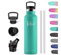 HoneyHolly Gourde Isotherme 1L, étanche sans BPA, Gourde Isotherme, Double Paroi, Bouteille Isotherme, 18/8 Acier Inoxydable, Gourde INOX, Bouteille d'eau pour Sport, Randonnée, École, Bureau