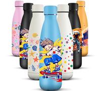 HoneyHolly Gourde Isotherme, 500 ml sans BPA, Bouteille Isotherme, 24h Froid & 12h Chaud, Bouteille d'eau, Étanche, Gourde Thermos, Acier Inoxydable 18/8, Gourde Inox pour Sport, Camping, École