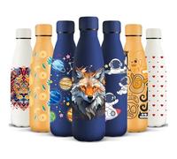 HoneyHolly Gourde Isotherme, 500 ml sans BPA, Bouteille Isotherme, 24h Froid & 12h Chaud, Bouteille d'eau, Étanche, Acier Inoxydable 18/8, Gourde Inox pour Sport, Camping, École