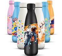 HoneyHolly Gourde Isotherme, 500 ml sans BPA, Bouteille Isotherme, 24h Froid & 12h Chaud, Bouteille d'eau, Étanche, Acier Inoxydable 18/8, Gourde Inox pour Sport, Camping, École