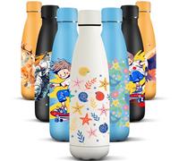 HoneyHolly Gourde Isotherme, 500 ml sans BPA, Bouteille Isotherme, 24h Froid & 12h Chaud, Bouteille d'eau, Étanche, Gourde Thermos, Acier Inoxydable 18/8, Gourde Inox pour Sport, Camping, École