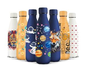 HoneyHolly Gourde Isotherme, 500 ml sans BPA, Bouteille Isotherme, 24h Froid & 12h Chaud, Bouteille d'eau, Étanche, Acier Inoxydable 18/8, Gourde Inox pour Sport, Camping, École