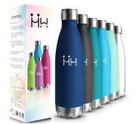 HoneyHolly Gourde Isotherme - 500ML - Gourde Inox sans BPA, Gourde Sport Étanche, Réutilisable, Bouteille Isotherme, Processus de revêtement en Poudre, Gourde Metal pour Running, École, Bureau, Foot