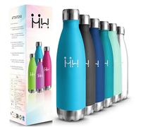 HoneyHolly Gourde Isotherme - 500ML - Gourde Inox sans BPA, Gourde Sport Étanche, Réutilisable, Bouteille Isotherme, Processus de revêtement en Poudre, Gourde Metal pour Running, École, Bureau, Foot