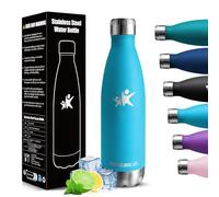 HoneyHolly Gourde Isotherme - 500ML - Gourde Inox sans BPA, Réutilisable, Bouteille Isotherme, Processus de revêtement en Poudre, Bouteille Sport Étanche, pour Running, Bureau, École