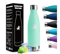 Gourde Isotherme - 500ML - Gourde Inox sans BPA, Gourde Sport Étanche, Réutilisable, Bouteille Isotherme, Processus de revêtement en Poudre, Gourde Thermos, Gourde Metal pour Running, Bureau, École