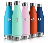 HoneyHolly Gourde Isotherme - 500ML - Gourde Inox sans BPA Sport Étanche, Réutilisable, Bouteille Isotherme, Processus de revêtement en Poudre, pour Running, École, Bureau, Foot