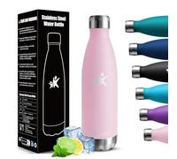 HoneyHolly Gourde Isotherme - 500ML - Gourde Inox sans BPA Sport Étanche, Réutilisable, Bouteille Isotherme, Processus de revêtement en Poudre, Thermos pour Running, Bureau, École