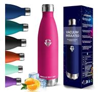 HoneyHolly Gourde Isotherme - 750ML - Gourde Inox sans BPA Sport Étanche, Réutilisable, Bouteille Isotherme, Processus de revêtement en Poudre, Thermos, pour Running, Bureau, École