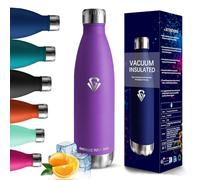 HoneyHolly Gourde Isotherme - 750ML - Gourde Inox sans BPA Sport Étanche, Réutilisable, Bouteille Isotherme, Processus de revêtement en Poudre, Bouteille pour Running, Bureau, École