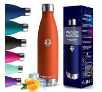 HoneyHolly Gourde Isotherme - 750ML - Gourde Inox sans BPA Sport Étanche, Réutilisable, Bouteille Isotherme, Processus de revêtement en Poudre, Thermos, pour Running, Bureau, École