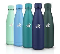 HoneyHolly Gourde Isotherme, Acier Inoxydable 18/8, Bouteille Isotherme, 500ML Sans BPA, Gourde Inox Enfant, Étanche Double Isolation, Water Bottle pour Le Camping, Les Écoles, Les Gymnases