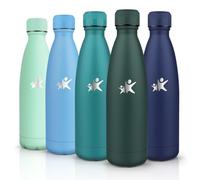 HoneyHolly Gourde Isotherme, Acier Inoxydable 18/8, Bouteille Isotherme, 500ML Sans BPA, Gourde Inox Enfant, Étanche Double Isolation, Water Bottle pour Le Camping, Les Écoles, Les Gymnases
