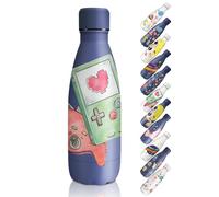 HoneyHolly Gourde Isotherme Enfant, 350ML - Gourde Sport sans BPA, Bouteille Isotherme Réutilisable, Gourde Isotherme, Processus de revêtement en Poudre, Gourde Inox pour École, Bureau, Yoga, Enfant