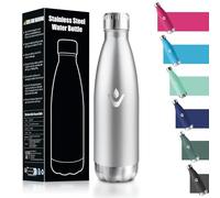 HoneyHolly Gourde Isotherme Enfant, Acier Inoxydable 18/8, 500ML Bouteille Isotherme, Sans BPA, Gourde Inox Enfant, Étanche Double Isolation, Water Bottle pour Camping, Écoles, Gymnases