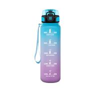 Honeyholly Gourde Sport, 500ml Étanche & Réutilisable, Gourde Enfant, Motivation avec Filtre Gourde, Bouteille, Bouteille d'eau, pour Gym, enfant, École, Bureau, Yoga