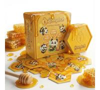 Honeylock - Jeu de tuiles coopératives familiales, 1 à 6 joueurs, tours de 15 minutes, 55 tuiles hexagonales Jumbo - Connectez et scellez chaque flux de miel avant que le jeu ne s'écoule