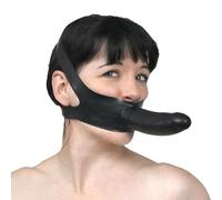 Honeylust BDSM Bâillon en Latex avec Gode, Mouth Gag & Bâillon Bondage
