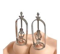 Honeylust - Set de pinces à tétons avec pointes - Pince tétons BDSM réglable, extenseur & étireur de téton, jouet sexuel fétiche Bondage pour couples