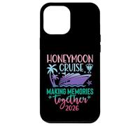 Honeymoon Cruise 2026 Just Married Matching Couples Vacation Coque pour iPhone 12 Pro Max