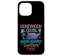 Honeymoon Cruise 2026 Just Married Matching Couples Vacation Coque pour iPhone 13 Pro Max