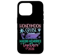 Honeymoon Cruise 2026 Just Married Matching Couples Vacation Coque pour iPhone 16 Pro