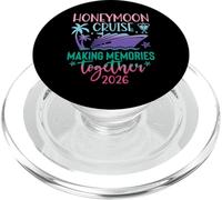 Honeymoon Cruise 2026 Just Married Matching Couples Vacation PopSockets PopGrip pour MagSafe