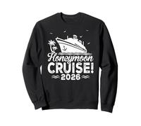 Honeymoon Cruise for Matching Couples 2026 Just Married Sweatshirt
