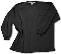 Honeymoon Sweat-shirt basique grandes tailles 5 couleurs sans poignets bas 3XL-15XL, anthracite, 12XL Große Größen