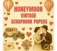 HONEYMOON VINTAGE SCRAPBOOK PAPERS: Over 150 Charming Vintage Aesthetic Elements In Scrapbook Papers for Creative Journaling, Collage, and Handmade Crafting