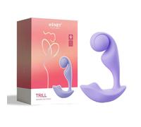 HoneyPlayBox - Trill Vibromasseur Portable à Pression - Violet