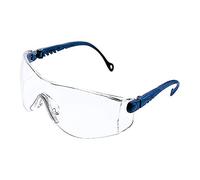 Honeywell 1000018 Op-Tema Safety Eyewear Frame with Clear Anti-Scratch Lens - Blue