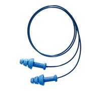 Honeywell 1012522 Howard Leight Bouchons d'oreille avec cordelette Réutilisables et Détectables SmartFit, SNR 30 (Pack de 50 paires emballées individuellement)