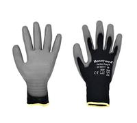Honeywell 2400251-11 Gants de Manutention Générale Perfect Poly Black, Manipulation Fine en Milieu Sec, EN 388 4121 - Taille 11 (Pack de 10 paires)