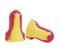 Honeywell 3301105 Howard Leight Bouchons d'oreille à usage unique Laser-Lite, SNR 35 (Boîte de 200 paires individuelles), Jaune/Rose