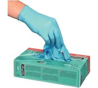 Honeywell 4580081-L Gants à Usage Unique DexPure 800-81, Nitrile Non Poudré Certifié Usage Alimentaire, EN 374-2 - Taille L (Boîte de 100 gants/ 50 paires)